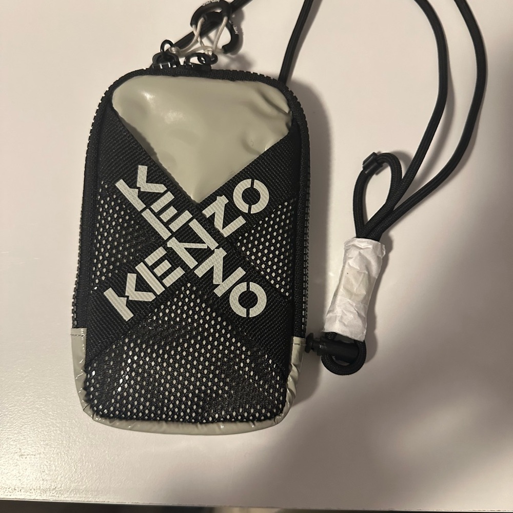 Kenzo Black and Cream Phone Holster